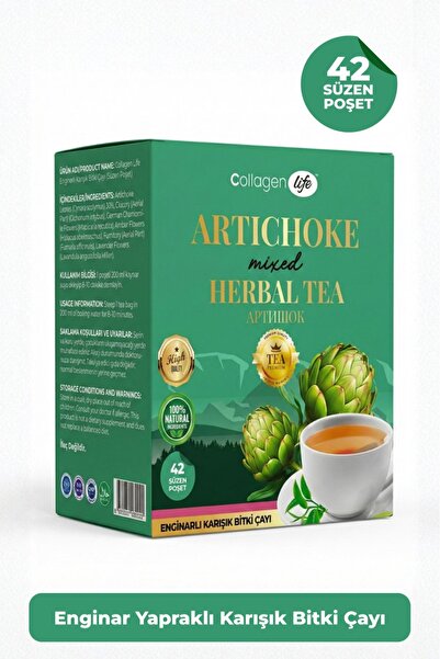 COLLAGEN LIFE Enginarlı Bitkisel Karışımlı Çay 42 'li Süzen Poşet