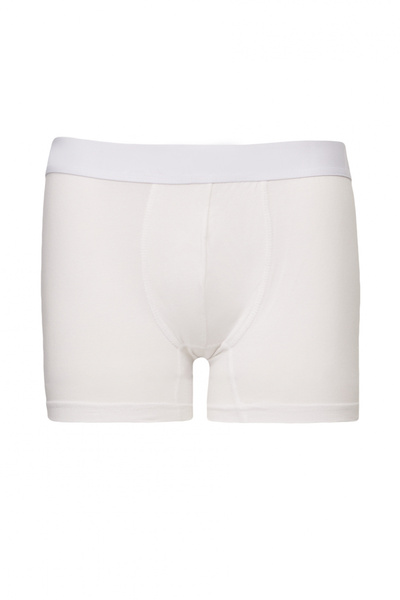 AC&Co / Altınyıldız Classics Erkek Premium Pamuklu Beyaz-lacivert 3lü Esnek Boxer Paketi (Damat Bohçası) Çeyiz Seti