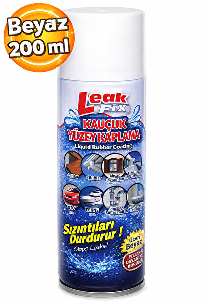 Badem10 Leak Fix (BEYAZ 200 ML) Su Yalıtım Sızdırmaz Geçirmez Izolasyon Kauçu...