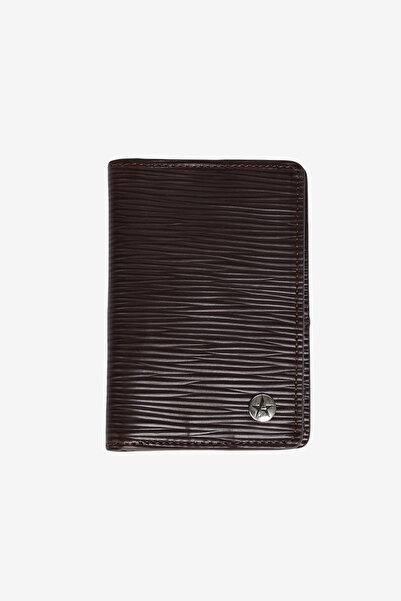 ALTINYILDIZ CLASSICS Ανδρικό πορτοφόλι καφέ 100% γνήσιο δέρμα με θήκη για κάρτες σε κουτί δώρου