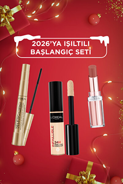 L'Oreal Paris Telescopic Maskara  ınfaillible Tüm Yüze Uygulanabilir Kapatıcı 327 Cashmere Les Macarons Ruj 836