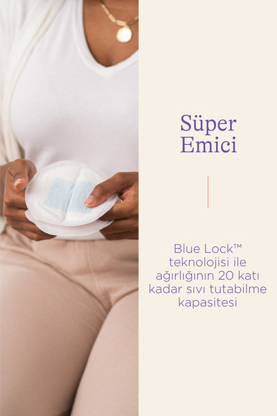 Lansinoh Blue Lock Göğüs Pedi 36 Adet