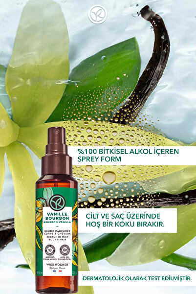 Yves Rocher Saç ve Vücut Spreyi- Egzotik Vanilya- Vegan-100ml