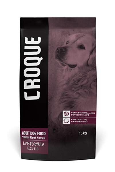 Croque Yetişkin Kuru Köpek Maması (Adult Dog) Kuzu Etli 15 KG