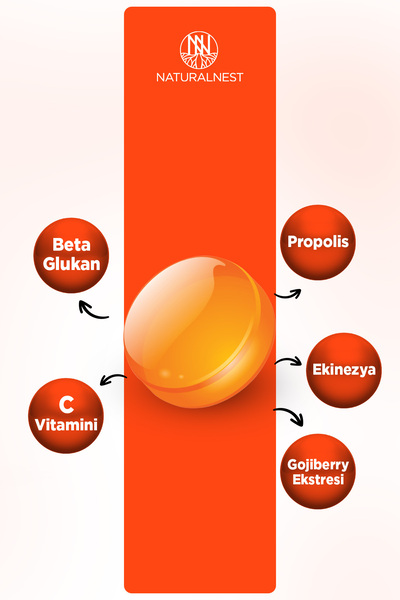 Naturalnest Defence Şekersiz 12 Sert Pastil
