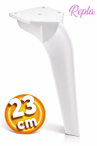 Badem10 Repla Lüks Mobilya Kanepe Tv Ünitesi Koltuk Ayağı 23 Cm Beyaz Konsol ...