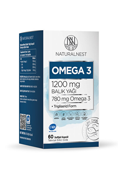 Naturalnest Omega 3 1200 mg 60 Kapsül