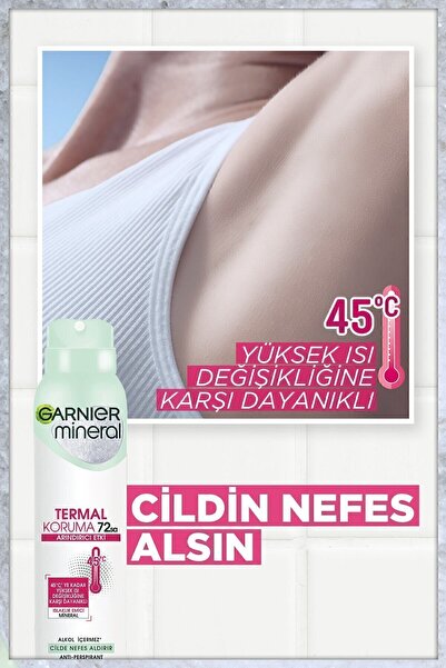 Garnier Mineral Termal Koruma Sprey Deodorant