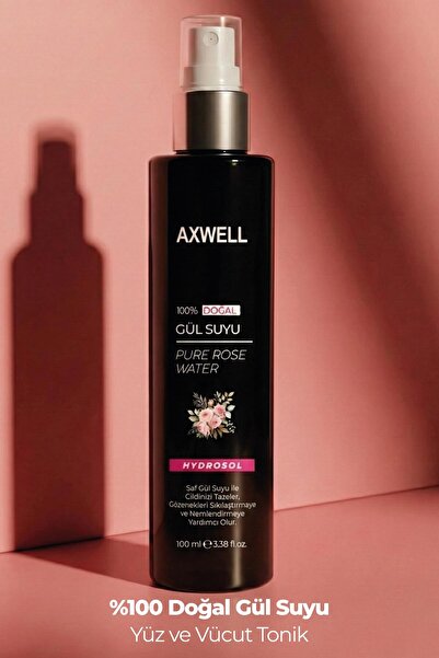 AXWELL Gül Suyu Gözenek Sıkılaştırıcı Aydınlatıcı Ve Arındırıcı Tonik %100 Do...