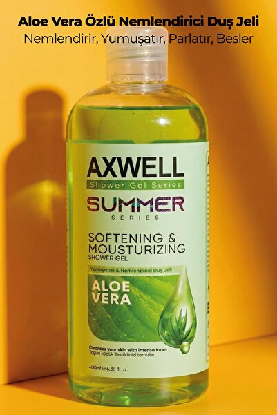 AXWELL Aloevera Özlü Nemledirici Yumuşatıcı Duş Jeli