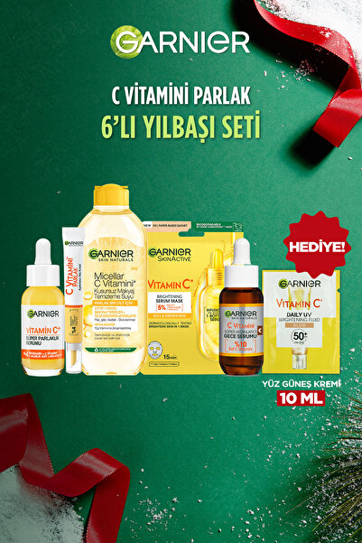 Garnier C Vitamin Gece & Gündüz Serum (Niasinamid + Salisilik Asit) + Aydınlatıcı Krem & BB Krem Hediyeli