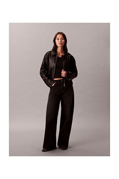 Calvin Klein Jachetă de moto din piele