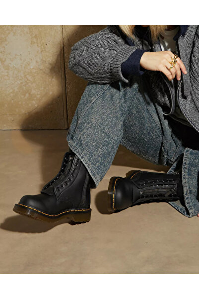 Dr. Martens 1460 Pascal Fermoar Frontal Nappa Negru