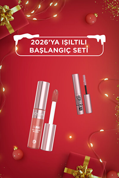 L'Oreal Paris L'Oréal Paris Lumi Işıltılı Likit Allık 630 & Maybelline Sky Hi...