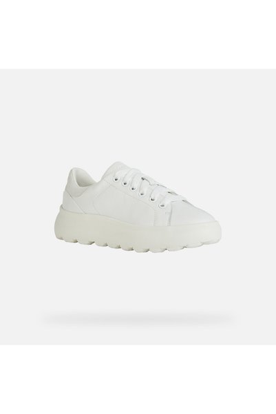 Geox Sneakerși Spherica ec4.1 albi pentru femei