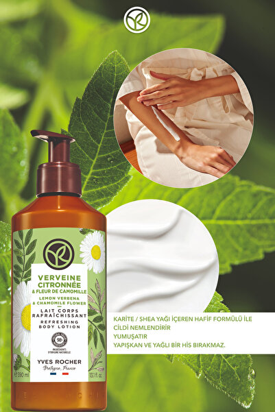 Yves Rocher Vücut Losyonu - Nemlendirici Besleyici Tazeleyici Mine Çiçeği Papatya -Vegan