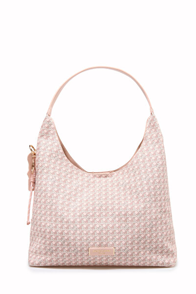 Pierre Cardin Pink Digital Monogram Women's Shoulder Bag 05Po25Y10702