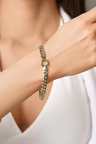 Fiyonk Kuyumculuk 14 Ayar Altın Gurmet Zincir Bileklik 6.55 mm – Güç ve Zaraf...