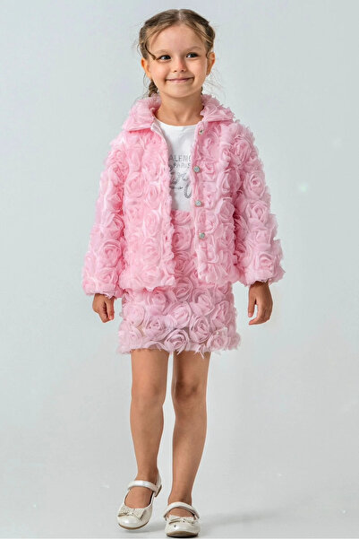 LUCEVERA Κοριτσίστικο Σετ 3 τεμαχίων για Ειδικές Περιστάσεις (Σακάκι + Μπλουζ...