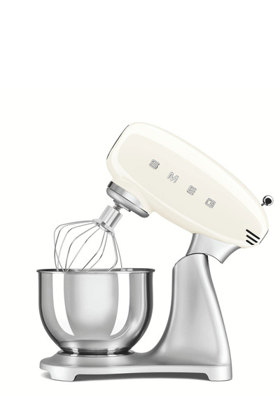 SMEG 50'ler Tarzı Sabit Karıştırıcı 4,8 L Krem SMF04 Stand Mikser Mutfak Şefi