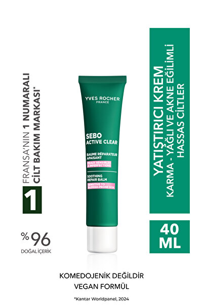 Yves Rocher Hassas Cilt Yatıştırıcı Krem-Bisabolol& Allantoin&Aloe Vera-Sebo ...