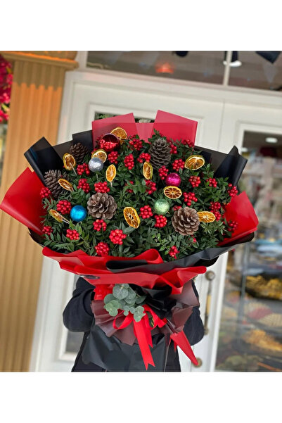 Dizayn Canlı Kokina Şans Bitkisi Yılbaşı Özel Hediye Luxry