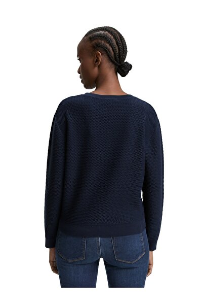 Tom Tailor Denim Strukturstrickpullover Basic