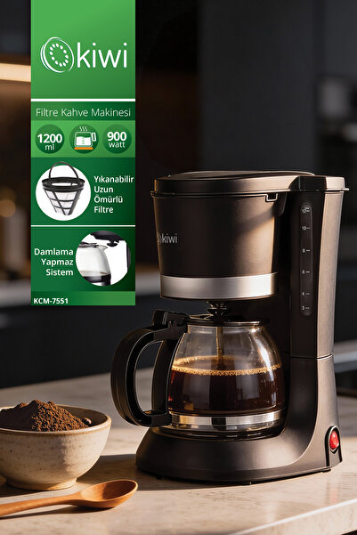 Kiwi Filtre Kahve Makinesi Kcm-7551