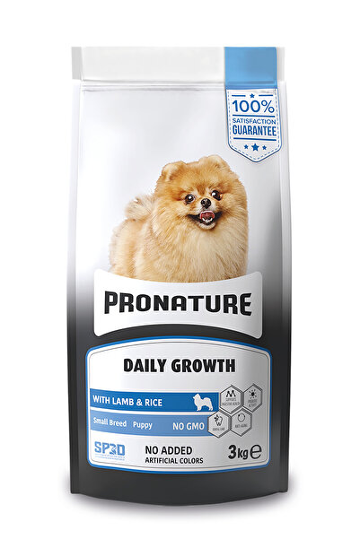 Pronature Küçük Irk Yavru Kuru Köpek Maması (Daily Growth) - Kuzu Etli ve Pirinçli - 3 KG
