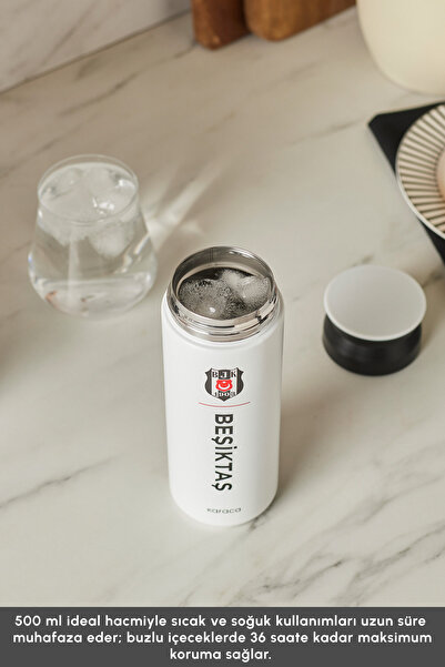 Karaca x Beşiktaş Lisanslı Logo Termos 500 ml