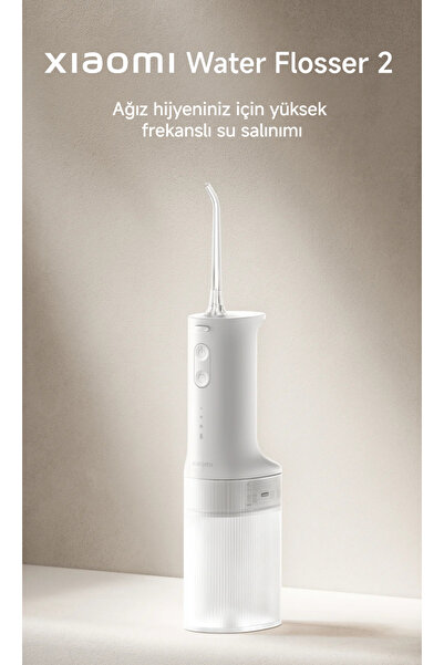 Xiaomi Water Flosser 2 Şarjlı Ağız Duşu – 2 Başlıklı, Basınç Dengeleme, Yükse...