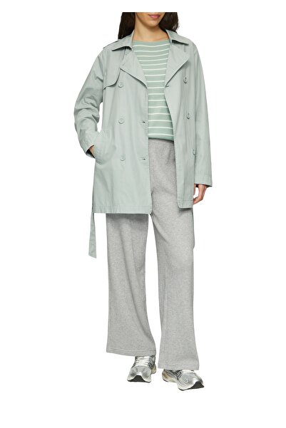 QS by s.Oliver Knitted Sweater with Badwing Sleeve and Stripes