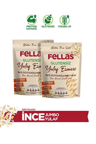 Fellas Glutensiz Yulaf Ezmesi (300 g) x 2 Adet