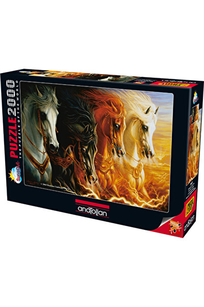 Anatolian Puzzle Mahşerin Dört Atı / 2000 Parçalık Puzzle, Kod:3902