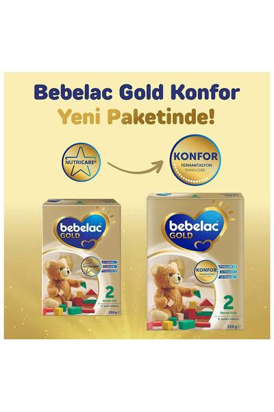 Bebelac Gold Konfor 2 Devam Sütü 6-12 Ay 800 Gr x 3 Adet 2400 Gr