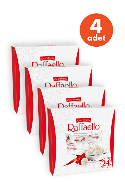 Raffaello Çikolata 24'lü 240 Gr ve Hediye Paketi - 4 Adet - Hediyelik Çikolata
