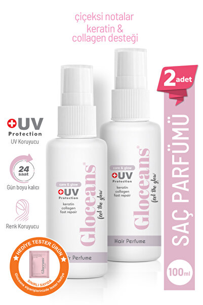 gloceans feel the glow Saç Parfümü Avantajlı Pembe Set
