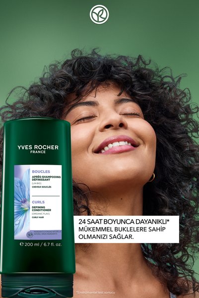 Yves Rocher Bukle Belirginleştirici Saç Kremi - Kıvırcık ve Dalgalı Saçlar/ Boucle -Vegan -200ml