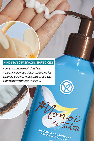 Yves Rocher Nemlendirici Vücut Losyonu-Tüm Ciltler-Monoi de Tahiti-Vegan-390ml
