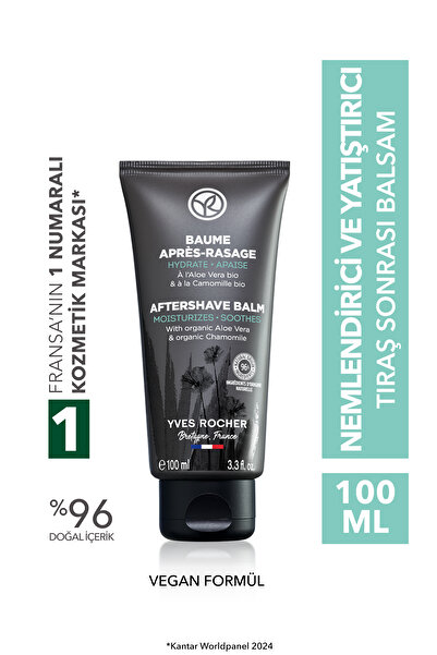Yves Rocher Ferahlatıcı ve Yatıştırıcı Tıraş Sonrası Balsam-Vegan-100ml