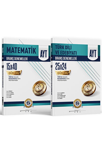 Bilgi Sarmal Yayınları Bilgi Sarmal AYT Matematik ve Türk Dili Edebiyatı Dene...