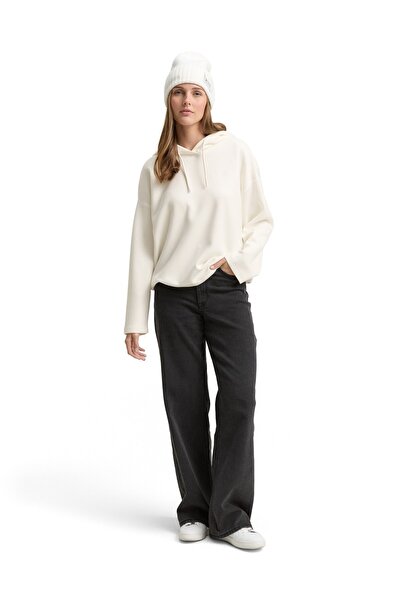 Tom Tailor Denim hanorac cu glugă lejeră