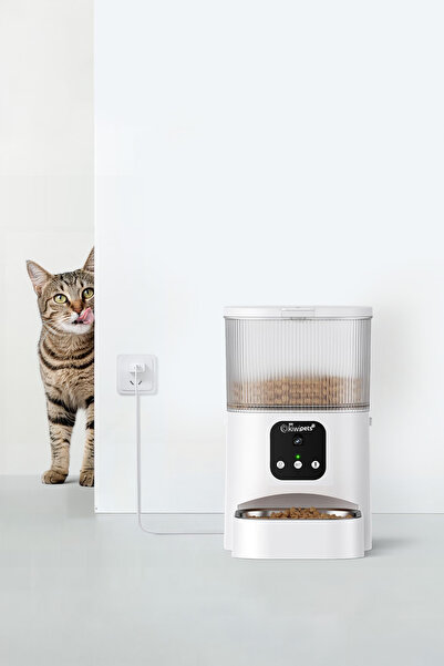 Kiwi Kiwipets Evcil Hayvan Akıllı Kameralı Multifonksiyon Mama Kabı - Smart Pet Feeder Kpf-10570