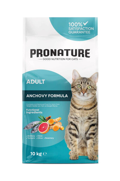 Pronature Yetişkin Kuru Kedi Maması (Daily Protect) - Hamsili ve Pirinçli - 10 KG