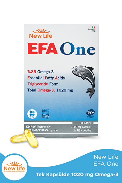 New Life Efa One Balık Yağı 45 Kapsül Omega 3