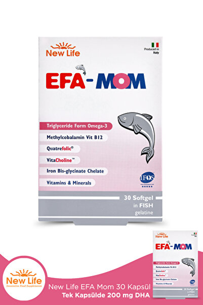 New Life Efa Mom Takviye Edici Gıda 30 Kapsül