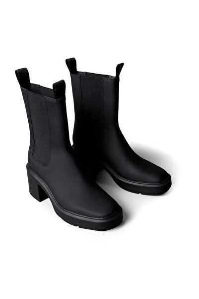 Calvin Klein Cizme Chelsea cu toc bloc RUB LT