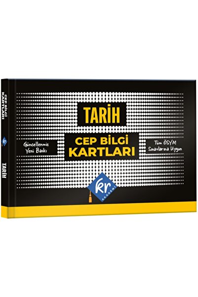 KR Akademi Yayınları 2026 KPSS Tüm Sınavlar İçin Tarih Cep Bilgi Kartları