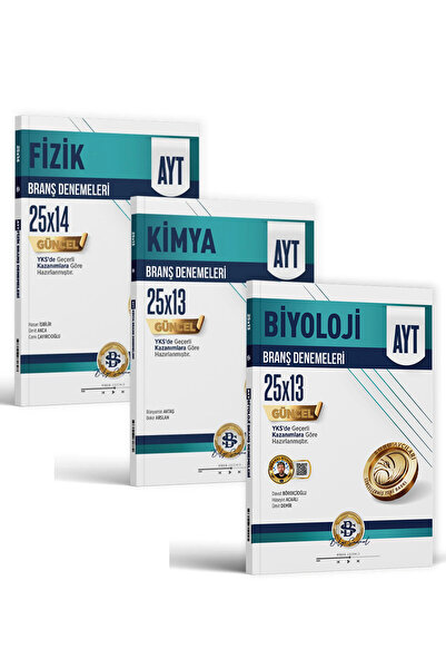 Bilgi Sarmal Yayınları Bilgi Sarmal Ayt Fizik + Kimya + Biyoloji Branş Deneme...