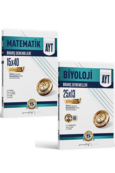 Bilgi Sarmal Yayınları Ayt Biyoloji Matematik Branş Denemeleri 2025-2026